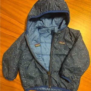 Patagonia Kids reversible Quilted Blue Puffer Jacket